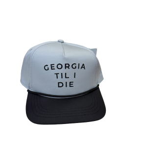 Georgia Til I Die 5 Panel Performance Hat - Gray
