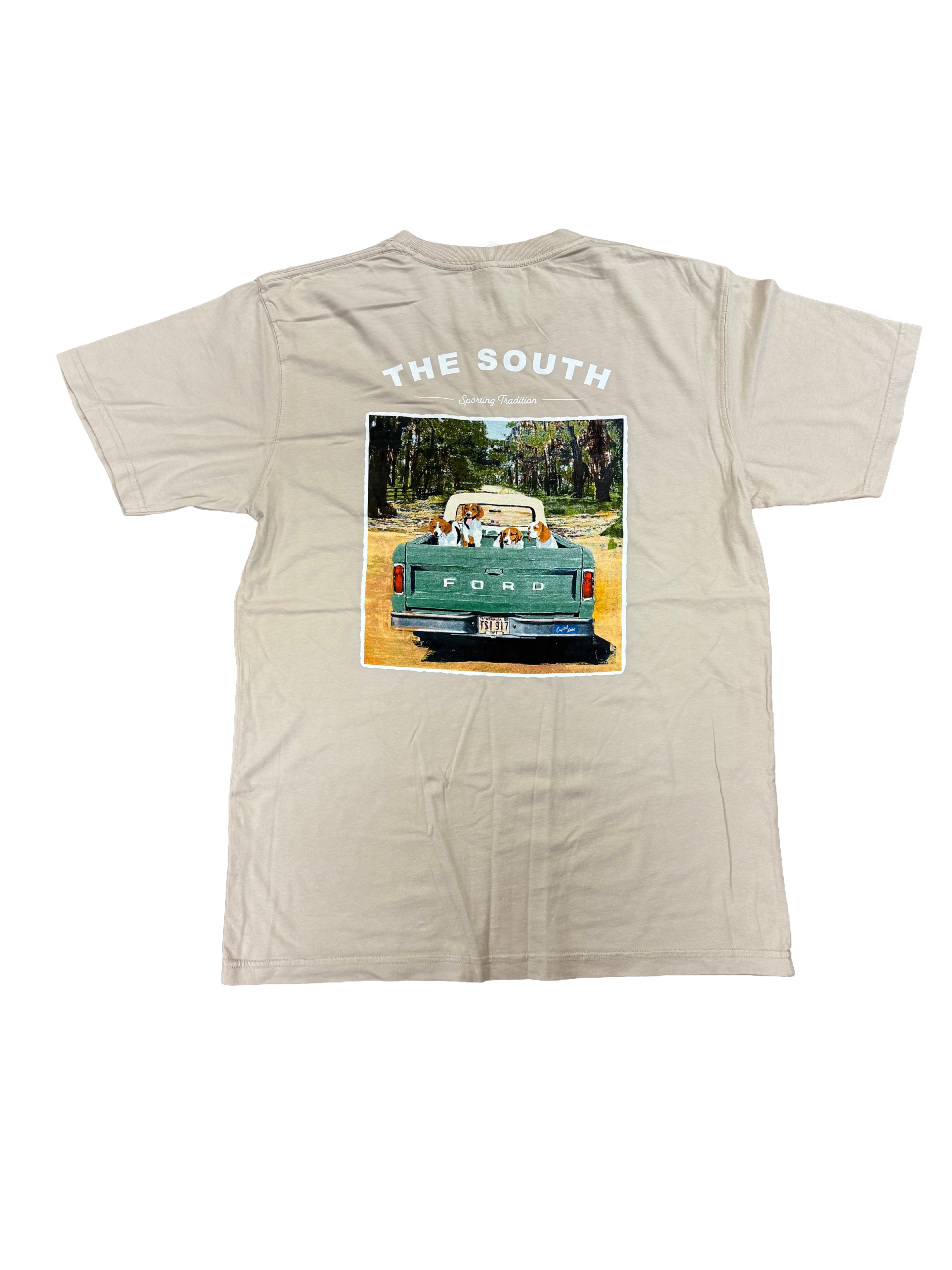 American Co Dog Days Short Sleeve Pocket Tee - Oatmeal