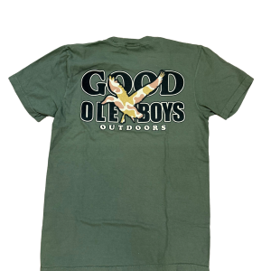 Duck Flight Camo Tee - Moss