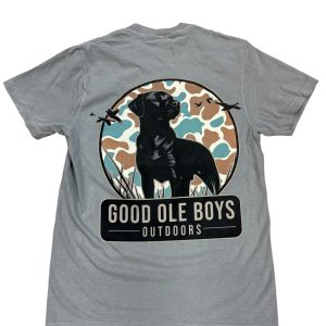 Lab Camo Circle Tee - Gray