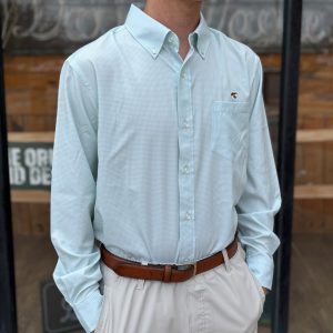 Dallas Wayne Mallard Button Up - Mint