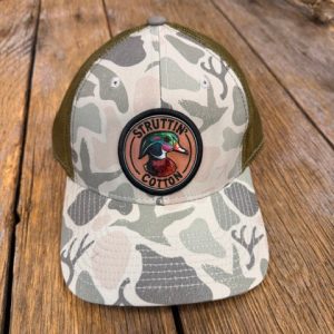Wood Duck Cherish Patch Hat - Washed Standout Camo/Loden