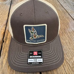 Old School Mallard Patch Hat - Brown/Khaki