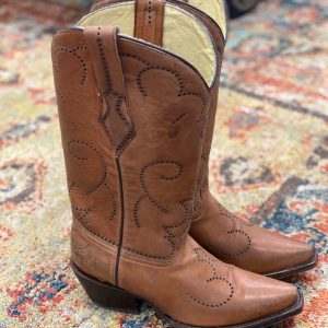 Corral Perforated Leather Western Boot