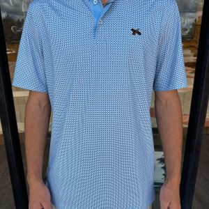 Quail Performance Polo - White/Airy/Captain