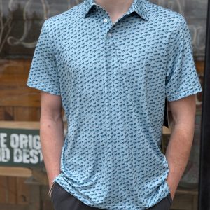 Gobblers Performance Polo - Blue Steel