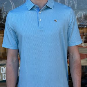Mallard Performance Polo - Cornflower/Opal/White
