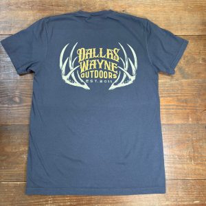 Dallas Wayne Field Tee - Antler Logo - Graphite