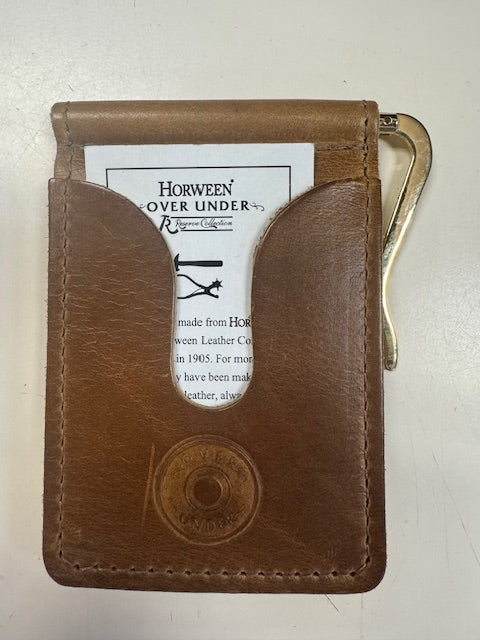Horween Front Pocket Wallet w/o Shot Shell - Dark Brown