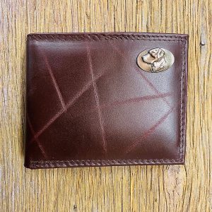 Wrinkle Leather Bifold Wallet - Lab Concho