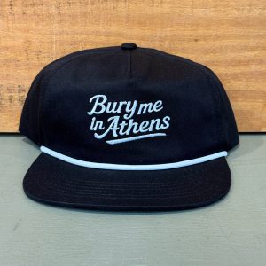 Bury Me In Athens 84 Cotton Hat - Black