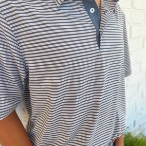 Scoreboard Stripe Polo - Kick Return