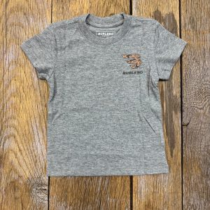 Youth Short Sleeve Tee - Camo Duck Dogs - Dark Heather Grey