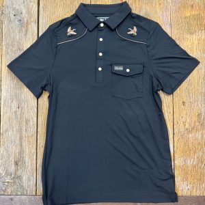 Pearl Snap Performance Polo - Mallards (Black)