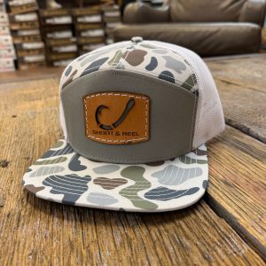 Hook Cut Out Patch (Flatbill) - Brakish/White