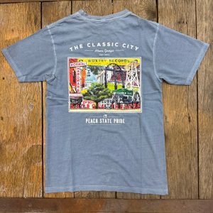 Classic City Establishments Short Sleeve Pocket Tee - Denim