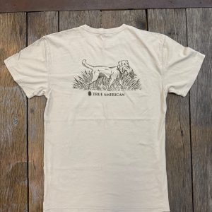 True American Retriever Short Sleeve Pocket Tee - Oatmeal