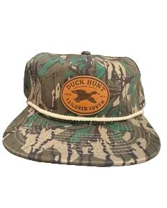 Greenleaf Camo Duck Leather Patch Hat
