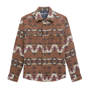 Men's Wrangler Retro® Premium Western Snap Jacquard Shirt
