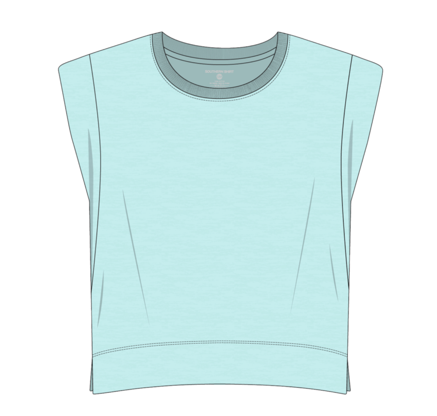 Daydream Slub Tank - Sky Mist