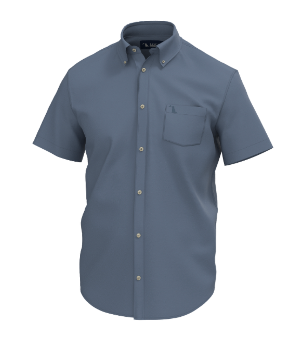 Lowcountry Button Down - Dark Slate