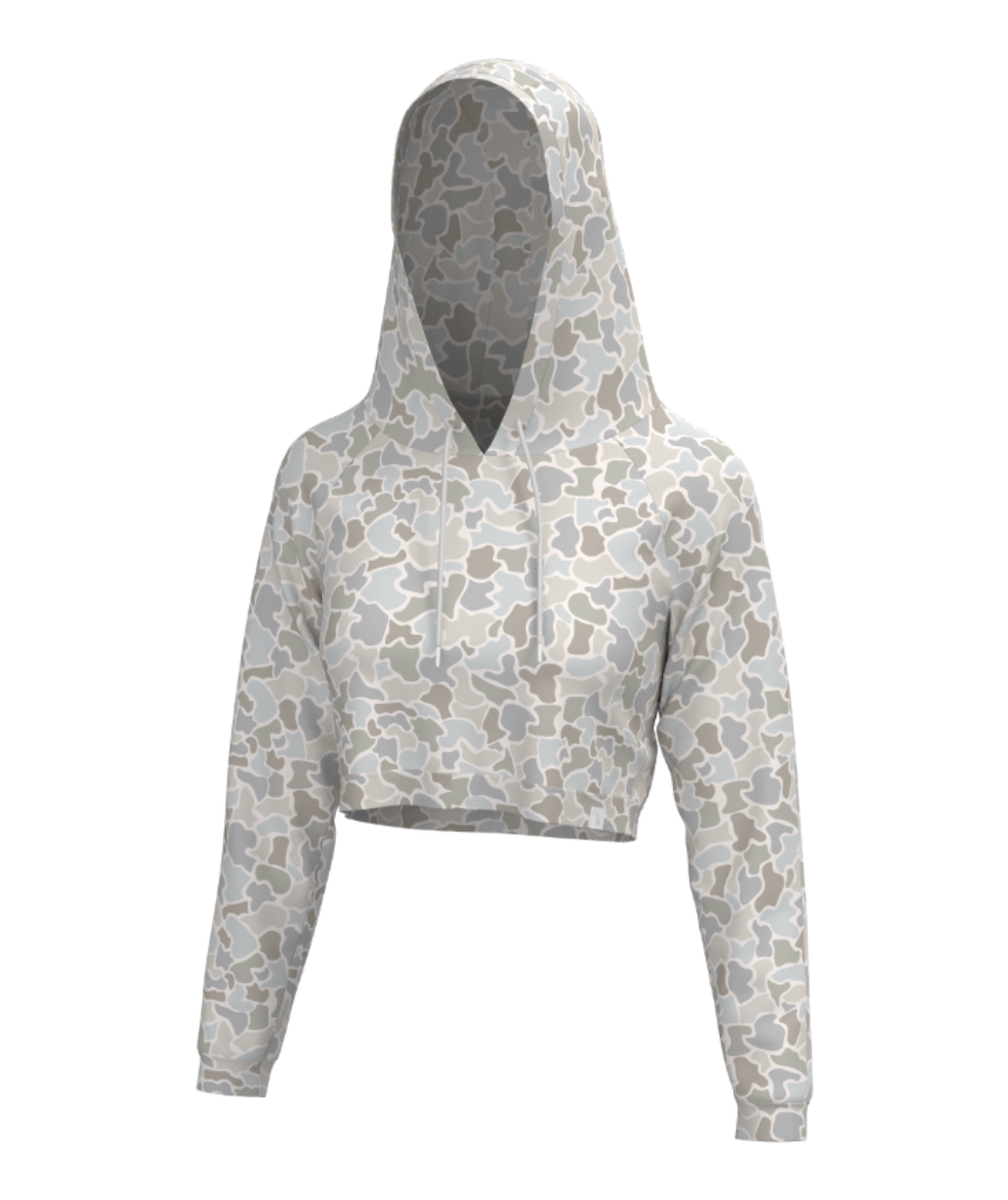 LG Velvet Fleece Cropped Hoodie - FC Saltwater