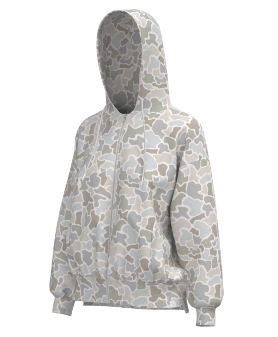 LG Velvet Fleece Front-Zip Hoodie - FC Saltwater