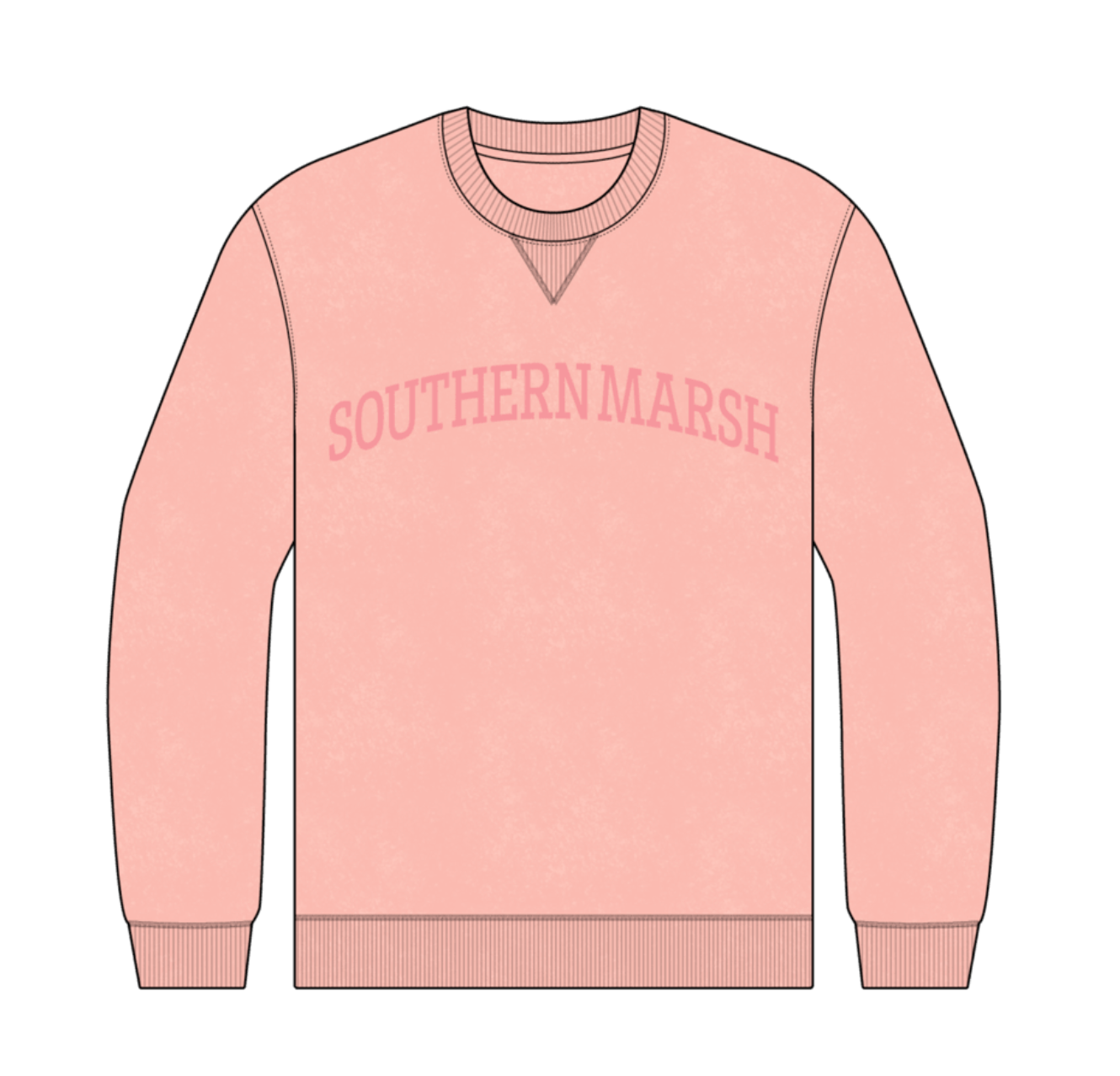 Varsity Vintage Crew Sweatshirt - Camelia