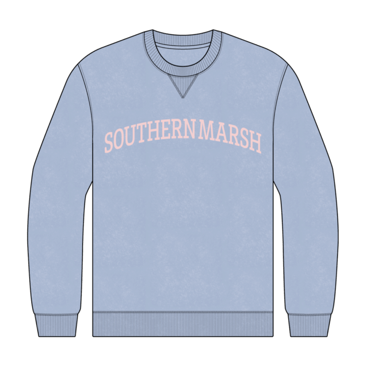 Youth Varsity Vintage Crew Sweatshirt - Lilac