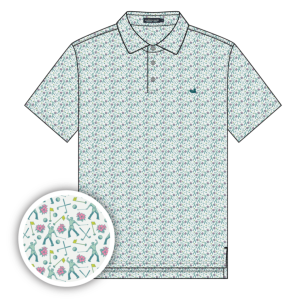 Youth Flyline Performance Polo - Sunday Success - White