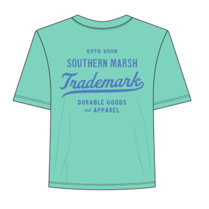 SouthernClassics™ Comfort Tee - Ballpark Trademark - Mint