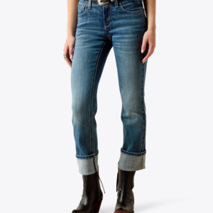 Perfect Rise Silvie Straight Leg Crop Jeans - Glenwood