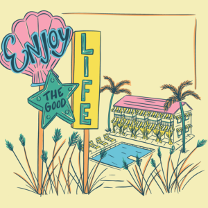Youth Hotel Good Life Tee SS - Canary