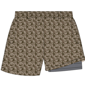 Everyday Hybrid Shorts - Mallard Mirage