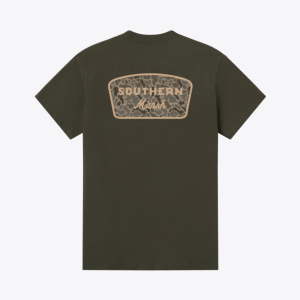 Branding Retro Camo Tee - Dark Olive