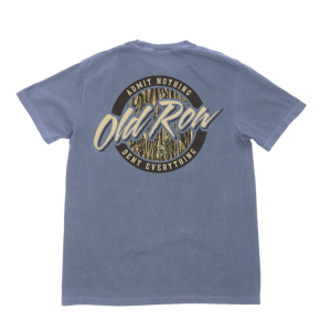 Camo Circle Logo Pocket Tee - Denim