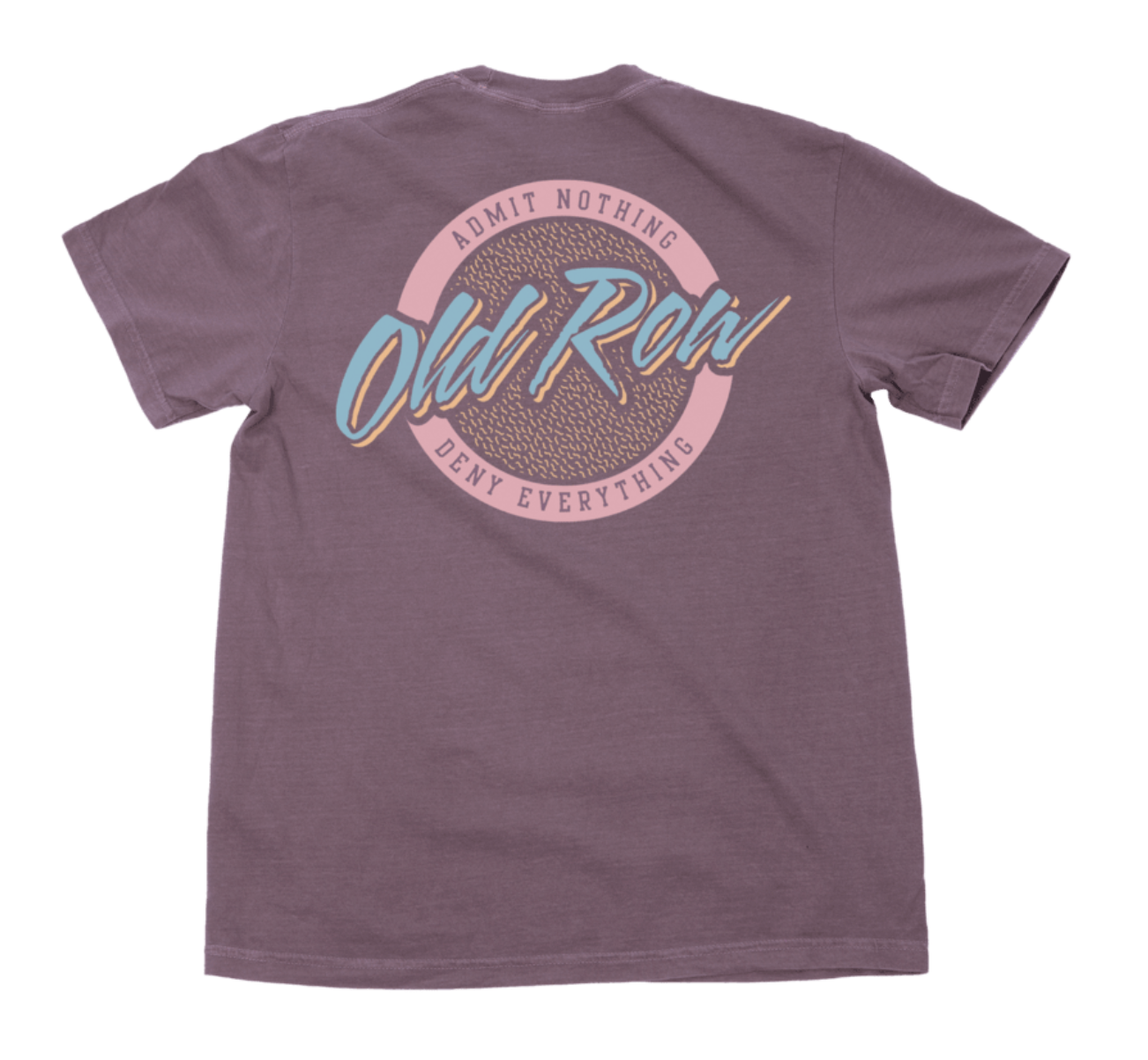 Circle Logo Pocket Tee - Wine