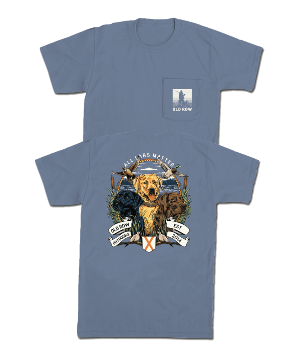 All Labs Matter Pocket Tee - Blue Jean