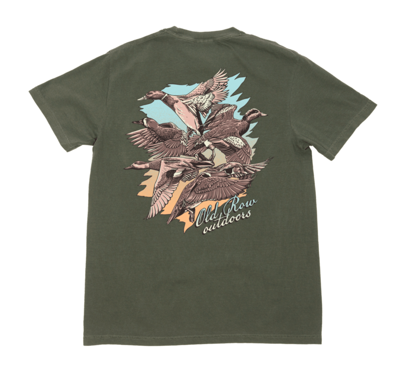 The Five Ducks Pocket Tee - Moss