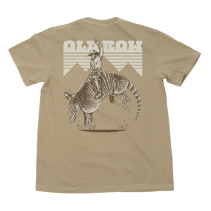 The Bucking Armadillo Pocket Tee - Khaki