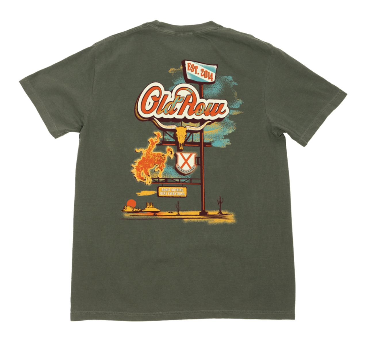 Desert Drives Pocket Tee - Moss