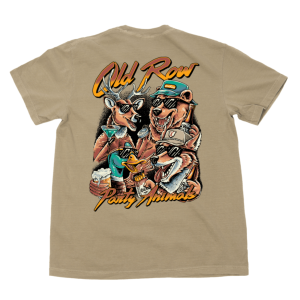 The Party Animals Pocket Tee - Khaki
