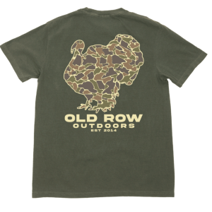 Camo Turkey Pocket Tee - Moss