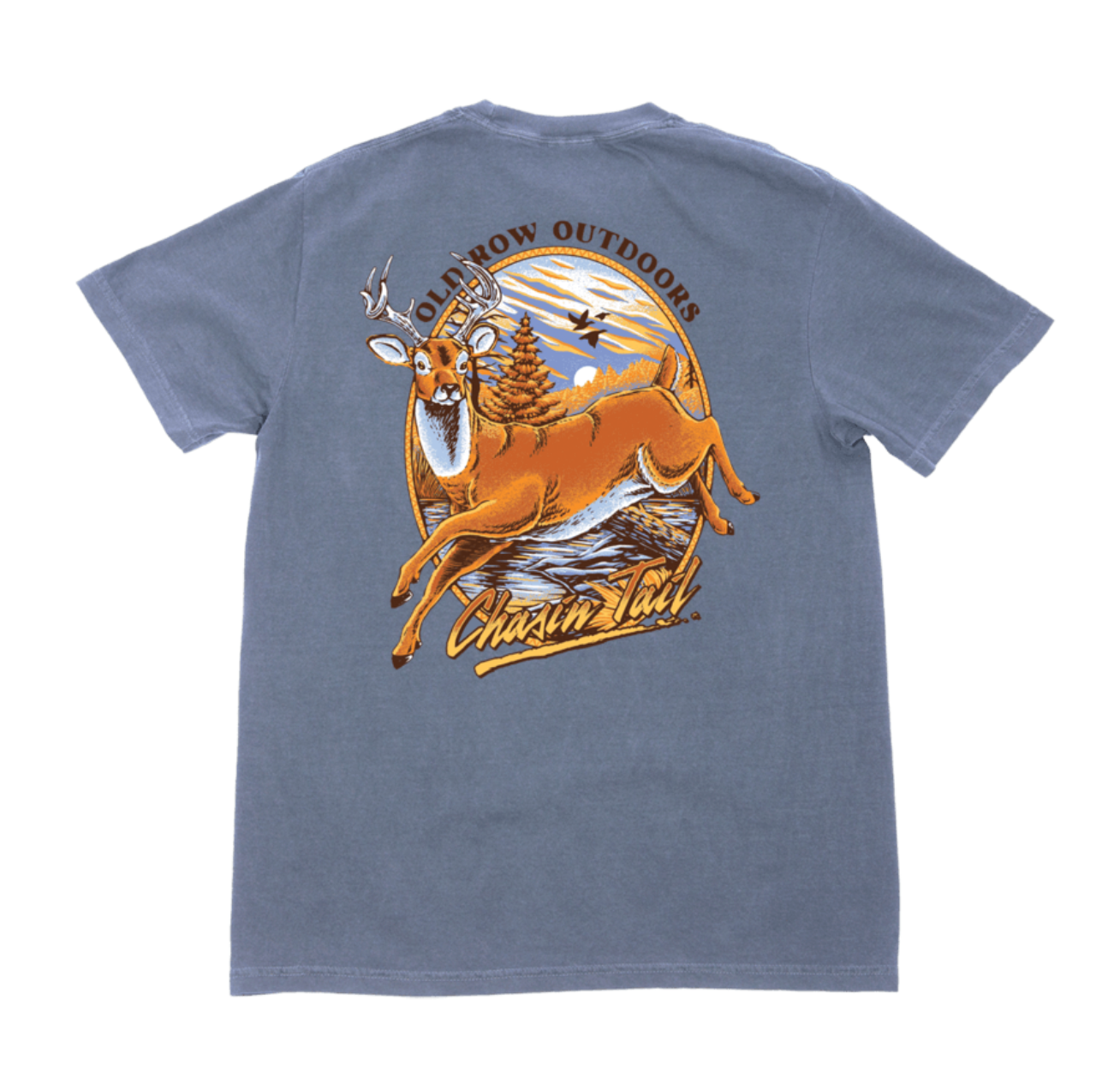 Chasin' Tail Pocket Tee - Denim