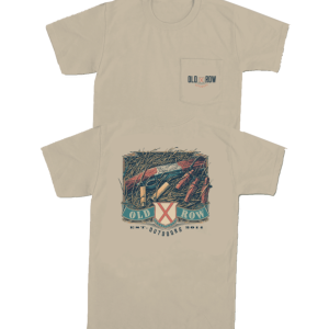 Old Row Outdoors Shells Pocket Tee - Tan