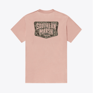 SEAWASH™ Tee - Branding - Camo Shield - Salmon