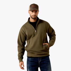 Core 1/4 Zip Sweatshirt - Grape Leaf