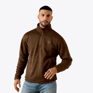 Caldwell 1/4 Zip Sweater - Carafe