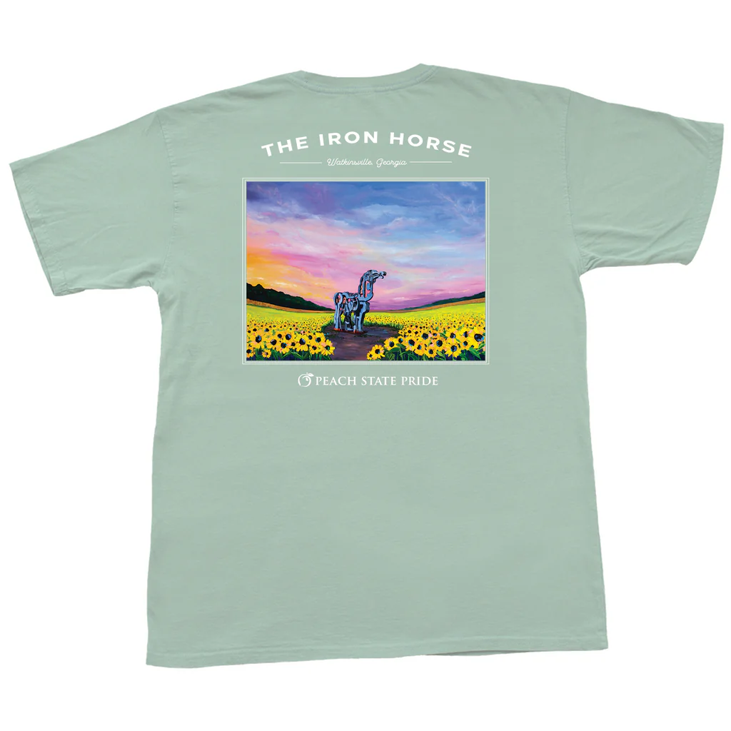 Iron Horse Tee - Aquafoam