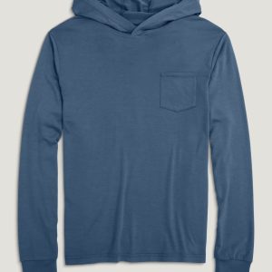 Youth Bamboo Shade Hoodie - Pacific Blue
